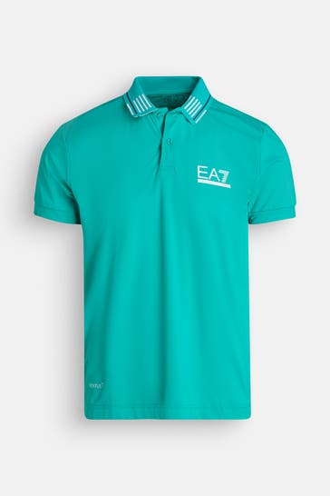 EA7 Polo-Shirt türkis