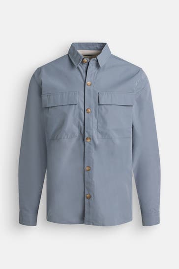 COLOURS & SONS Overshirt graublau