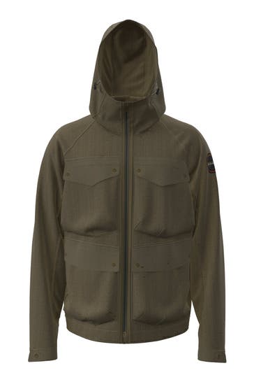 NAPAPIJRI 'Rivalto' olive-coloured lightweight jacket