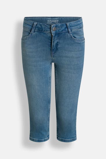 ESPRIT Capri-Jeans blau