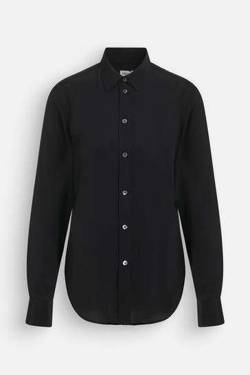FILIPPA K Seidenbluse schwarz