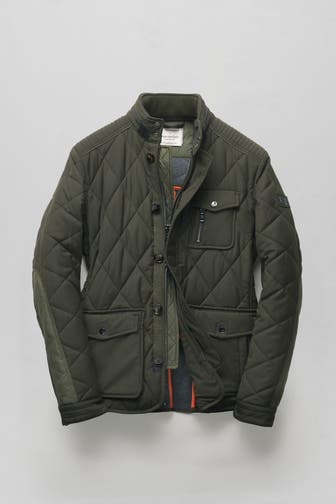 HANDSTICH Light-Steppjacke 'Kent' dunkelgrün