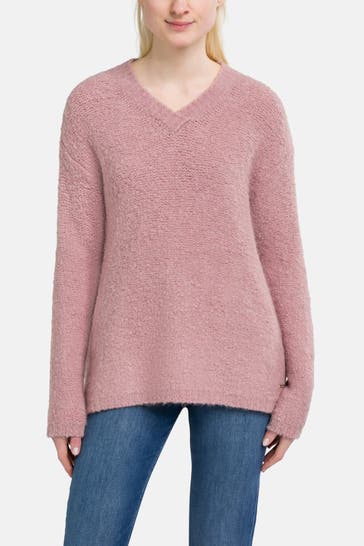 LA MARTINA Strickpullover 'Quadrille' altrosa