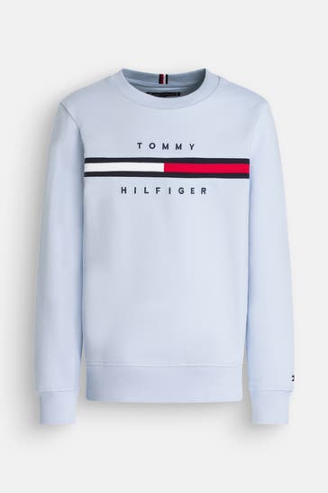 TOMMY HILFIGER Sweatshirt hellblau