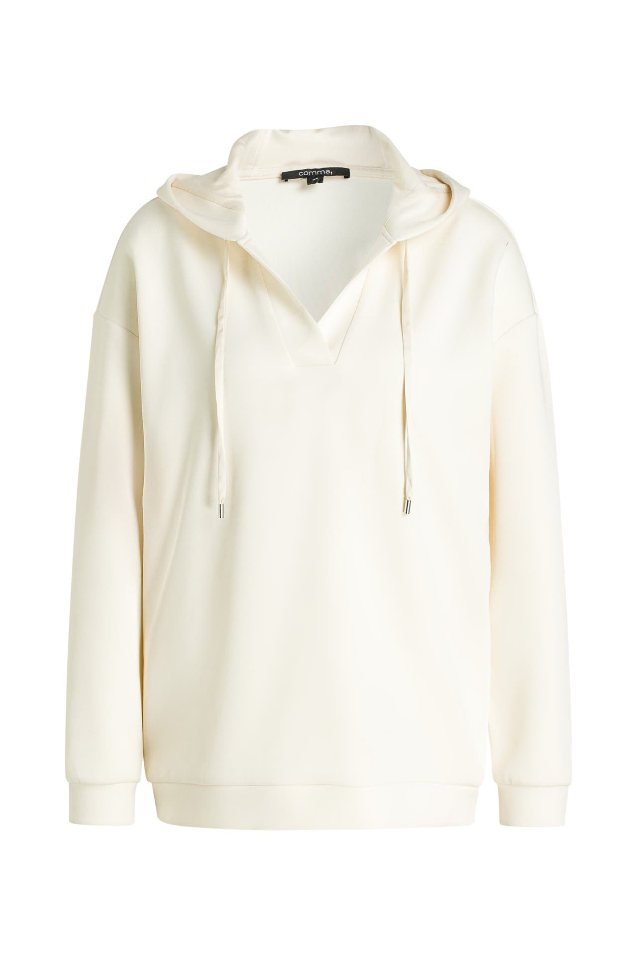 Comma hoodie beige hot sale
