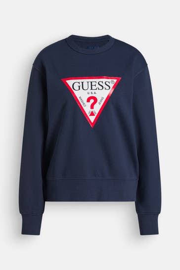 GUESS Sweatshirt dunkelblau