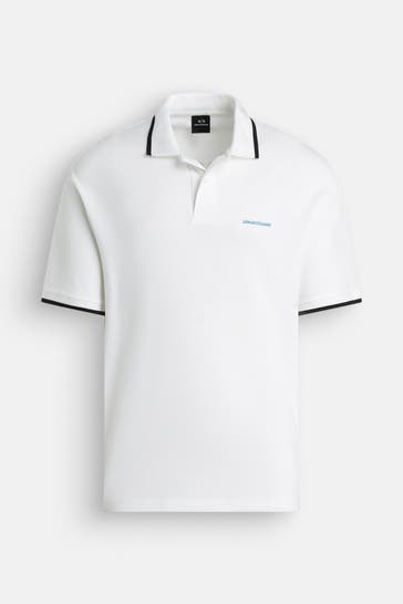ARMANI EXCHANGE Polo-Shirt weiß