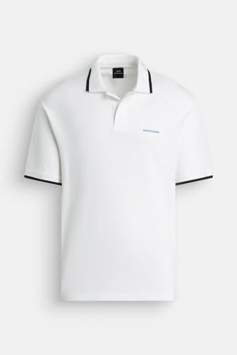 ARMANI EXCHANGE Polo-Shirt weiß