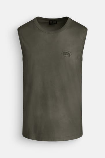 DIESEL Tank Top dunkelgrün