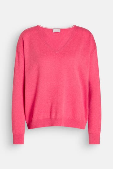 HEMISPHERE Kaschmir-Pullover fuchsia