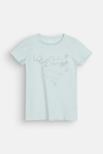 GUESS T-Shirt hellblau