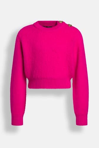 VERSACE Wollpullover magenta