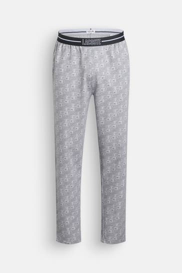 LACOSTE Pyjamahose gemustert