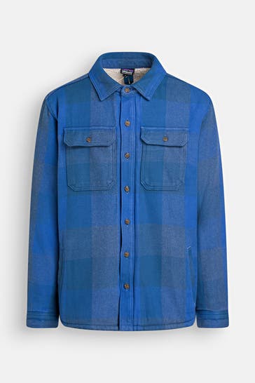 PATAGONIA Overshirt dunkelblau kariert