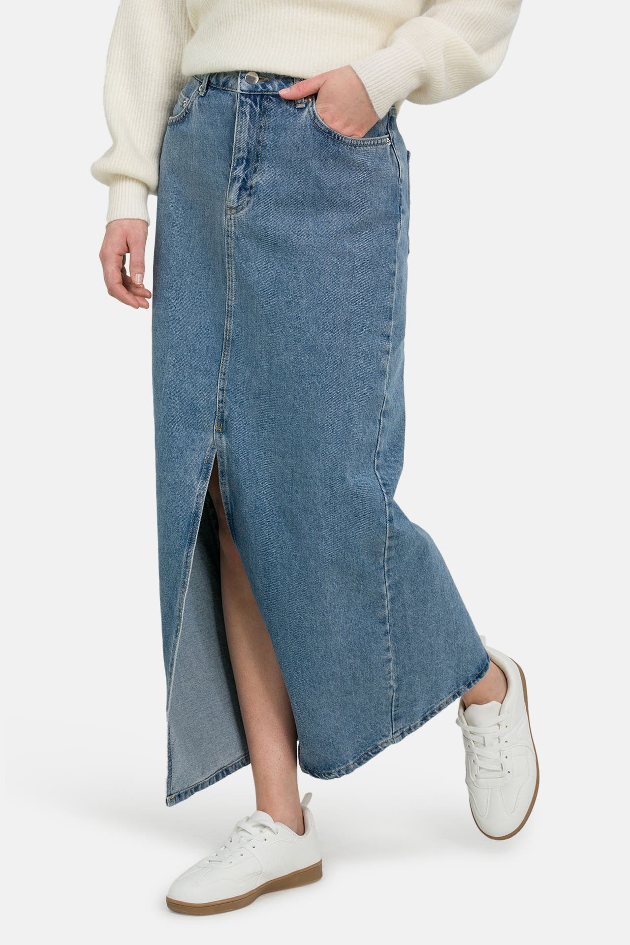 NEO NOIR Jeansrock blau, Bild 1