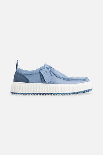 CLARKS Bootsschuhe taubenblau