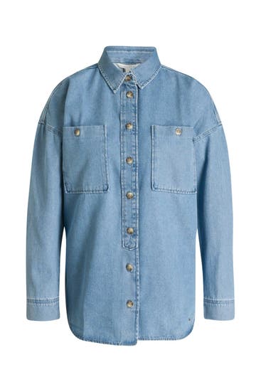 TOM TAILOR - Jeansbluse hellblau