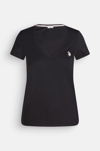 U.S. POLO ASSN. T-Shirt 'Bell' schwarz
