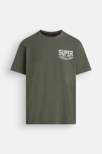 SUPERDRY T-Shirt dunkelgrün