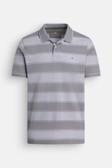 FYNCH-HATTON Polo-Shirt gestreift