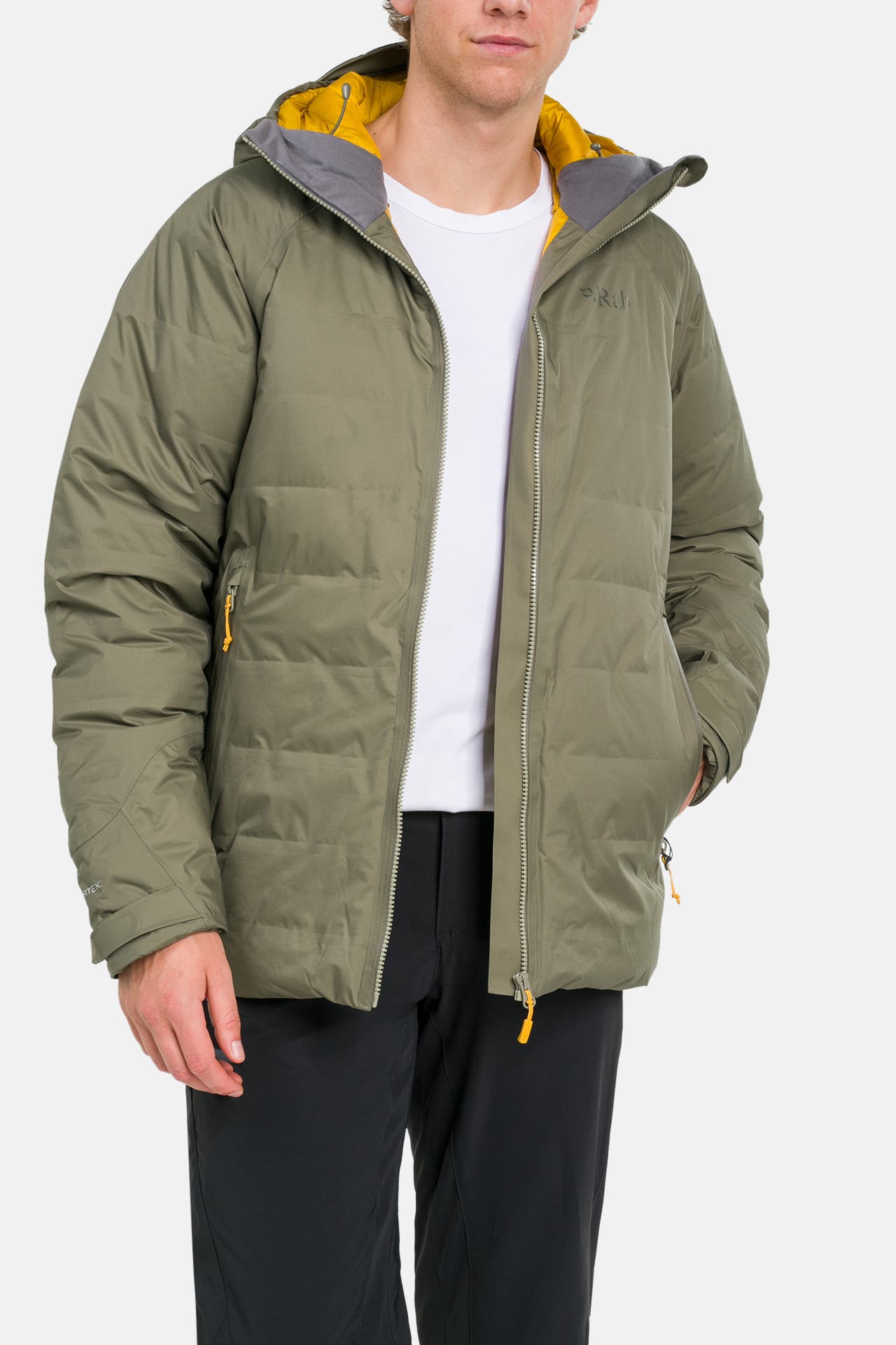 RAB Daunenjacke oliv, Bild 1
