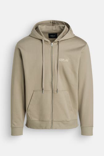 REPLAY Sweatjacke greige