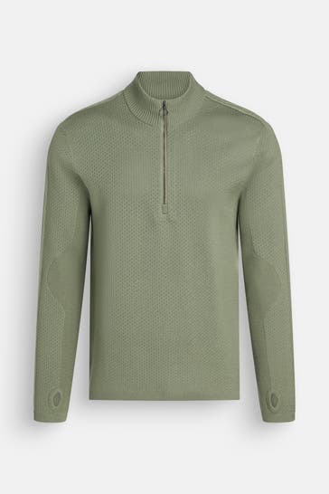 ICEBREAKER Strick-Troyer oliv