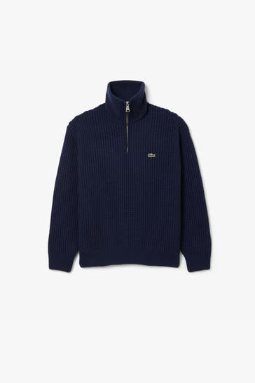 LACOSTE Strick-Troyer dunkelblau