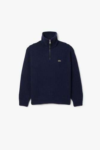 LACOSTE Strick-Troyer dunkelblau