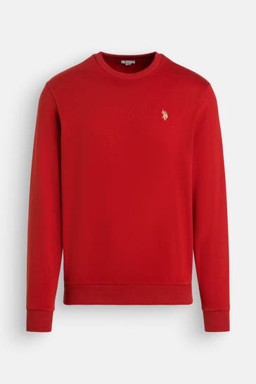 U.S. POLO ASSN. Sweatshirt ziegelrot