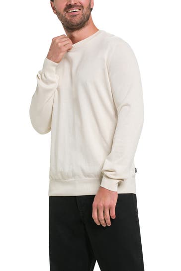 BOSS Strickpullover 'Fabello' creme