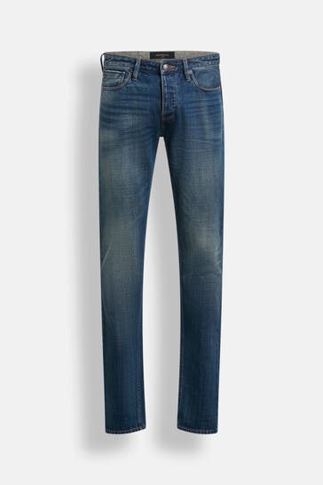 EMPORIO ARMANI Jeans dunkelblau tapered