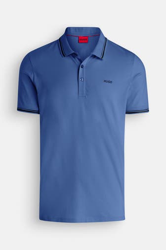 HUGO Polo-Shirt azurblau