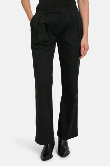 CALVIN KLEIN - Stoffhose schwarz