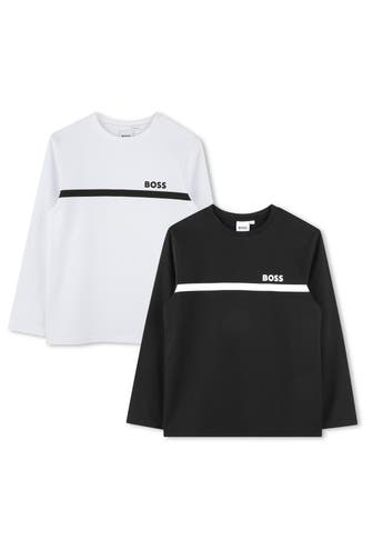 BOSS 2er-Set Longsleeves zweifarbig