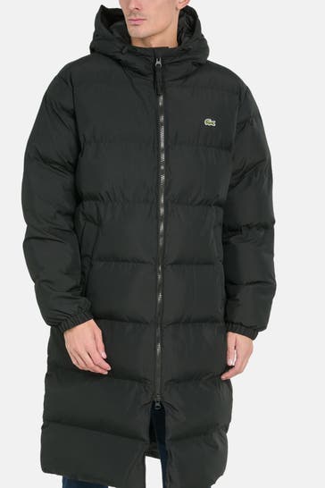LACOSTE Steppmantel schwarz