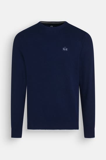 LA MARTINA Strickpullover dunkelblau