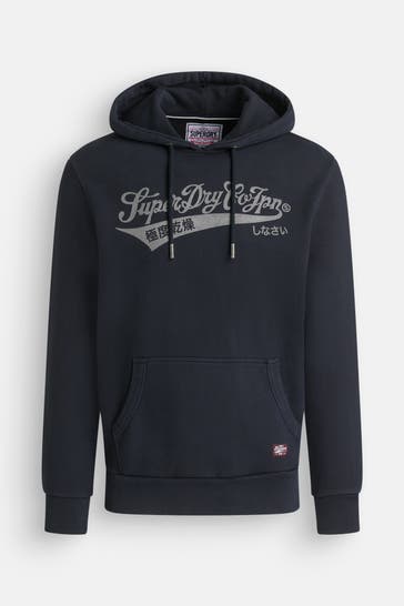 SUPERDRY Hoodie schwarz