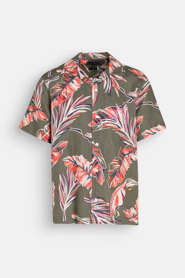 TOMMY HILFIGER Kurzarmhemd Regular Fit floral