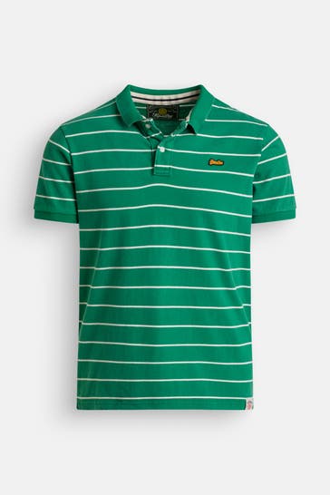 SUPERDRY Polo-Shirt gestreift