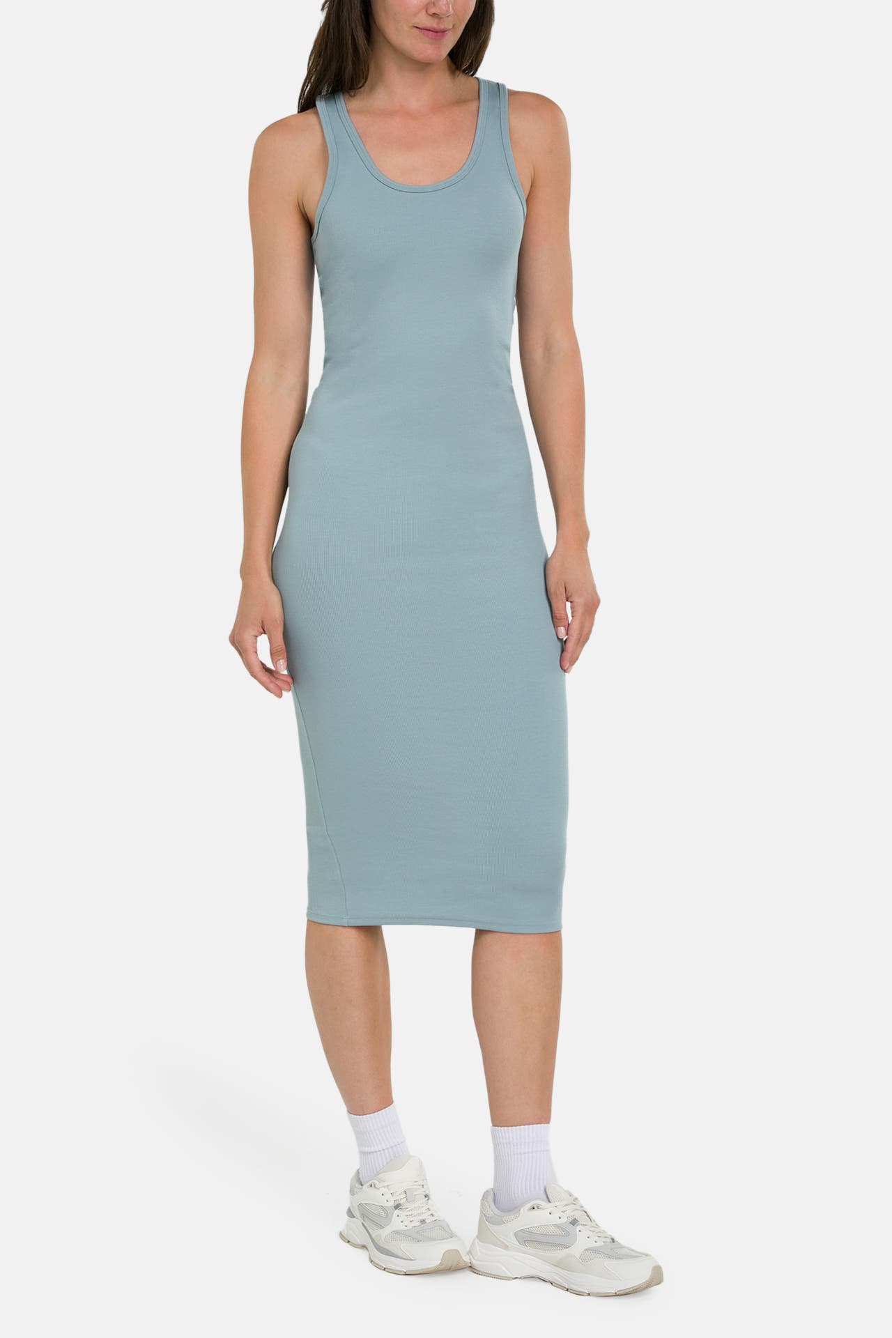 CALVIN KLEIN Kleid 'Hero' taubenblau, Bild 1