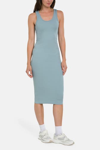 CALVIN KLEIN Kleid 'Hero' taubenblau