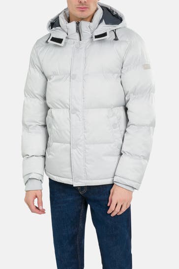 GUESS Steppjacke hellgrau