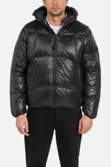 LACOSTE Daunensteppjacke schwarz