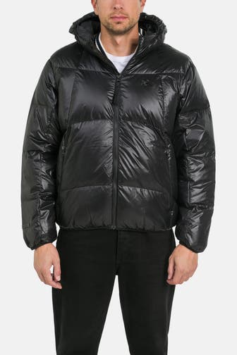 LACOSTE Daunensteppjacke schwarz