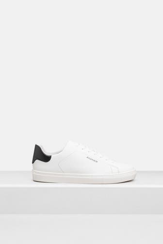 AIGNER Leder-Sneaker 'Ron 1A' weiß