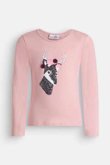 HAPPY GIRLS Longsleeve rosa