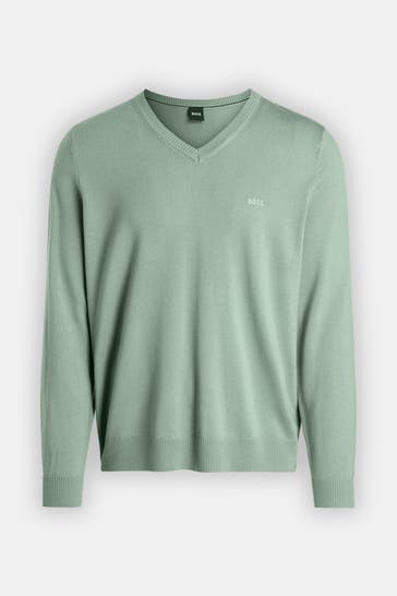 BOSS Wollpullover salbei