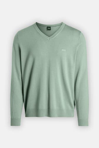 BOSS Wollpullover salbei