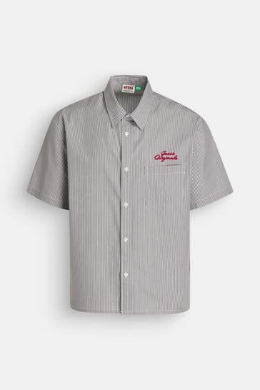 GUESS Kurzarmhemd grau